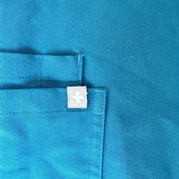 FIGS Kade Cargo Scrub Pants Caribbean Blue Technical Collection - Size XL Tall - Picture 6 of 9